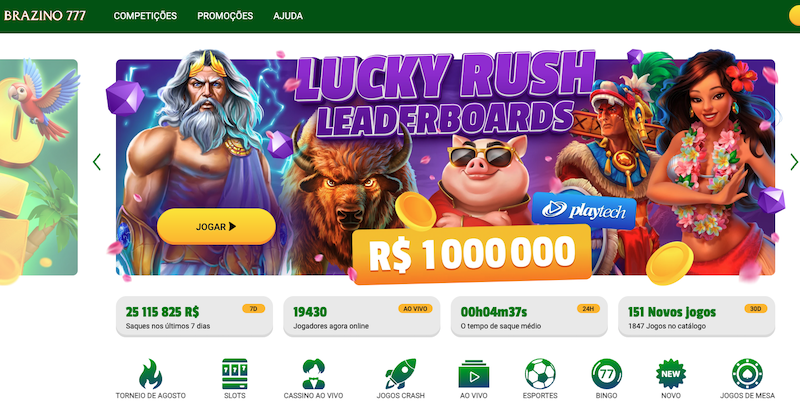 Código promocional da Brazino777