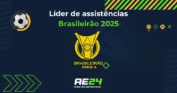 Líder assistências Brasileirão 2025
