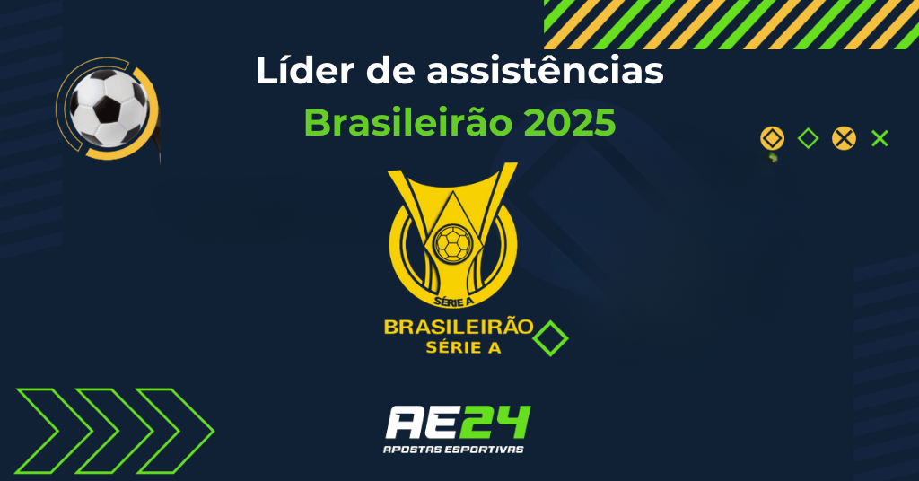 Líder assistências Brasileirão 2025