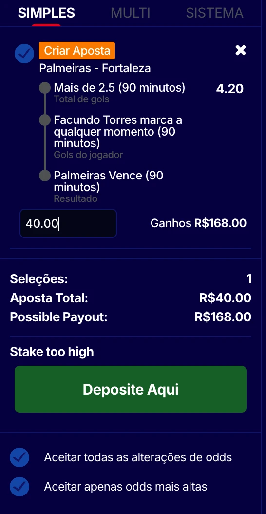 Apostas múltiplas Hiperbet