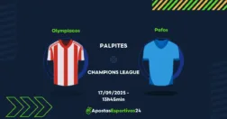 Palpite Olympiacos x Pafos