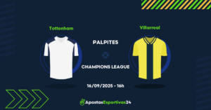 Palpite Tottenham x Villarreal
