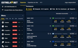 Apostas esportivas na Estrela Bet