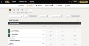 Apostas em futebol na BetMGM