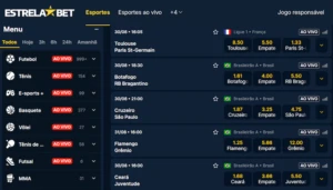 Apostas em futebol na Estrela Bet