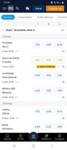 Apostas em futebol na Rivalo