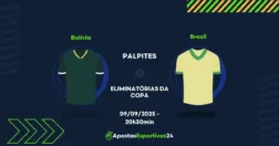 Bolívia x Brasil palpite