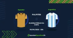 Palpite Equador x Argentina