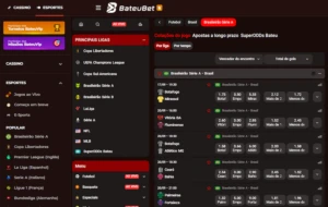 Esportes disponíveis para apostar na Bateubet