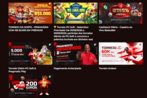 Promoções disponíveis na Bateubet