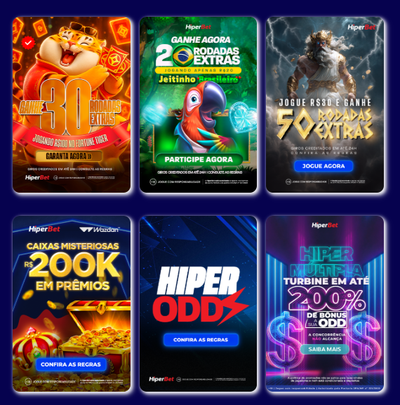 Promoções disponíveis na Hiperbet