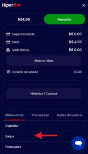 Saque na Hiperbet
