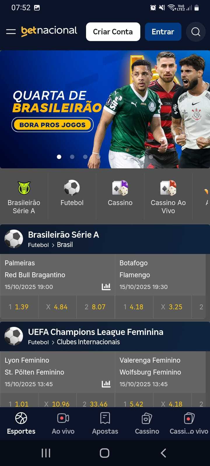 Betnacional app Andorid