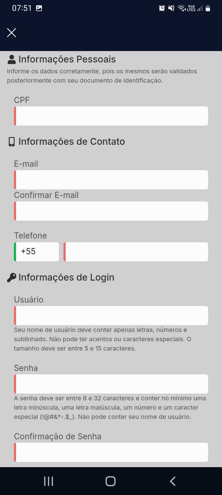 Login Betnacional app