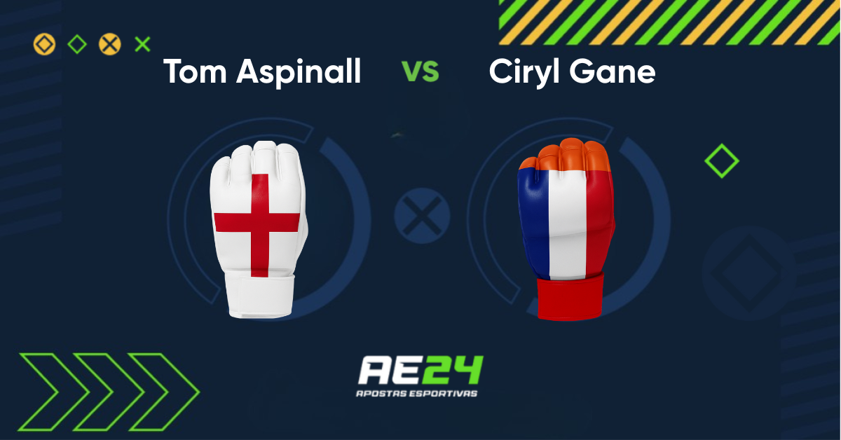 Palpite Tom Aspinall x Ciryl Gane