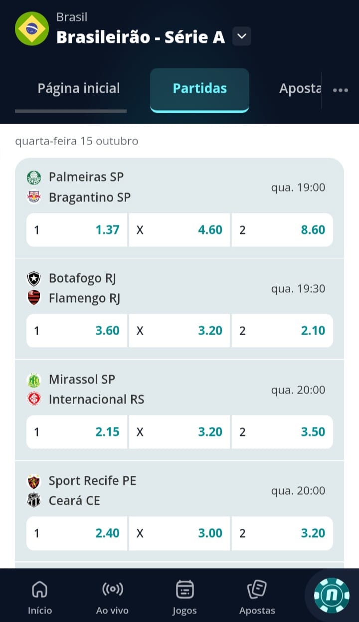 Apostas em futebol na Novibet