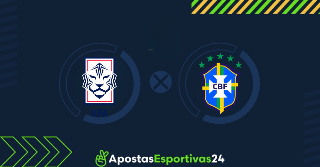 Coreia do Sul x Brasil palpite