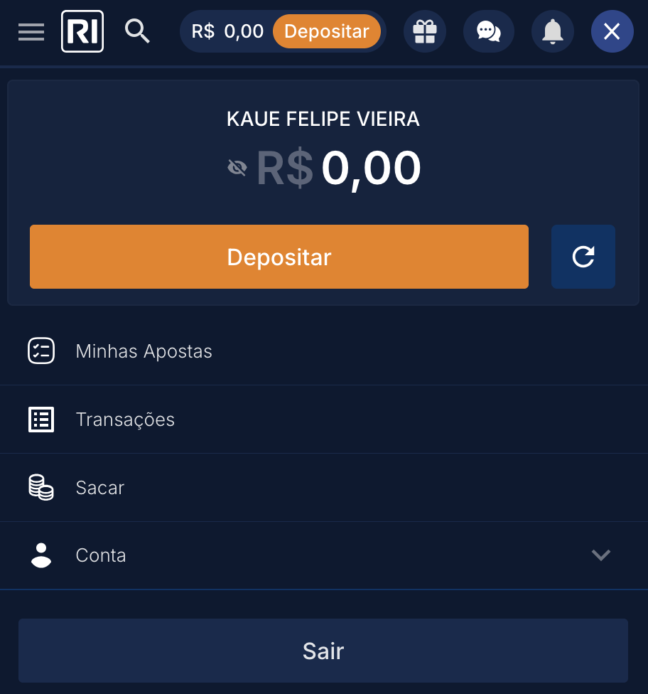 Saque na Rivalo