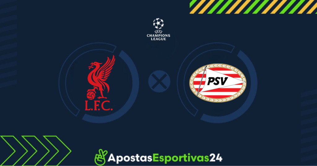 Liverpool x PSV palpite | Champions League 25/26
