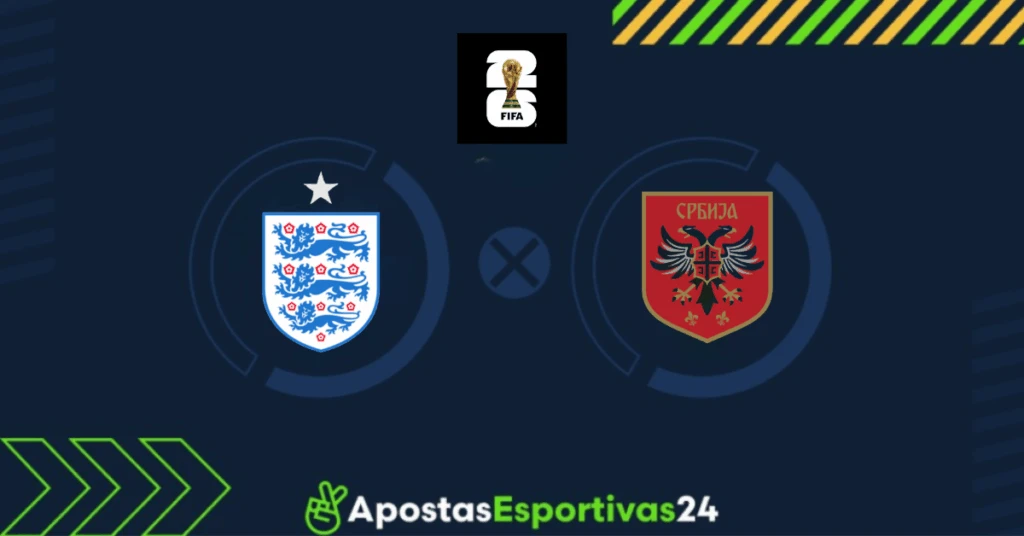Inglaterra x Sérvia palpite