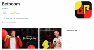 Página de download do app Betboom