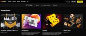 Promoções disponíveis na Betboom